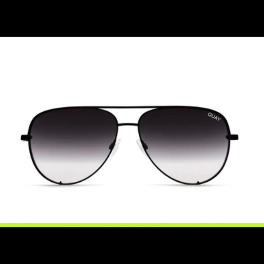 Quay Australia High Key Mini Black Fade Sunglasses